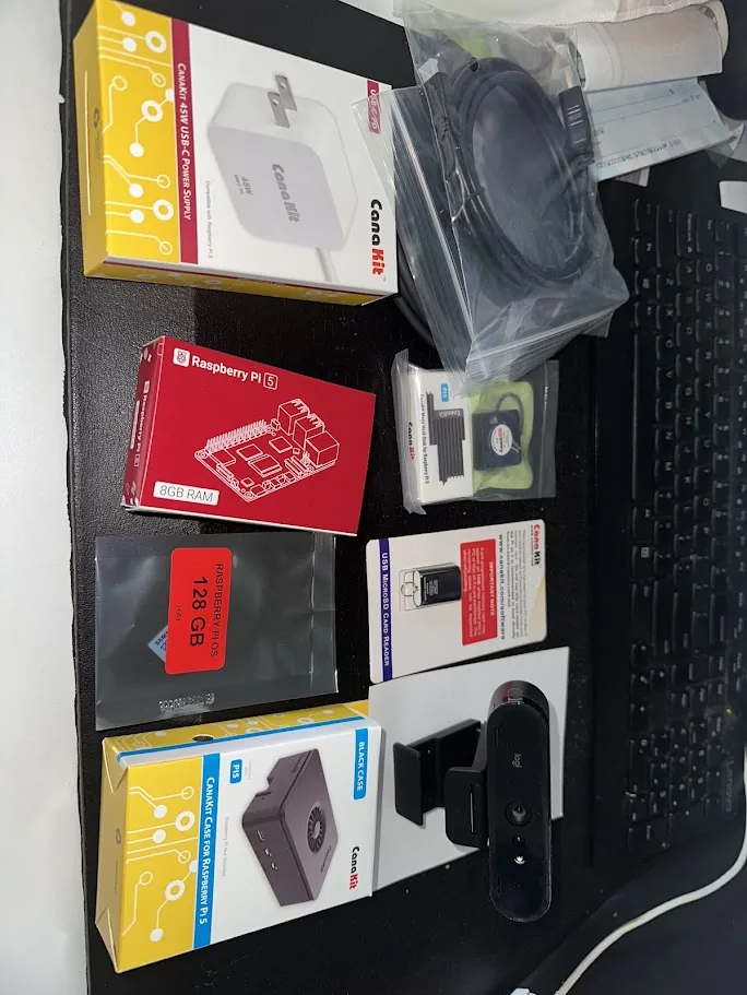 Unboxing the Raspberry Pi 5 kit